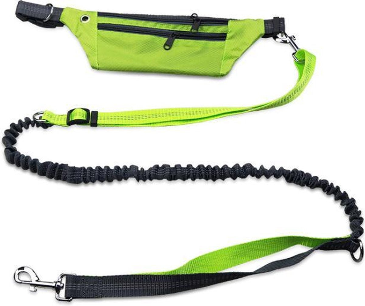 Hardloopriem voor de Hond – Heupriem – Heupgordel – Hardloop Hondenriem – Handsfree – Dog Leash - Geel
