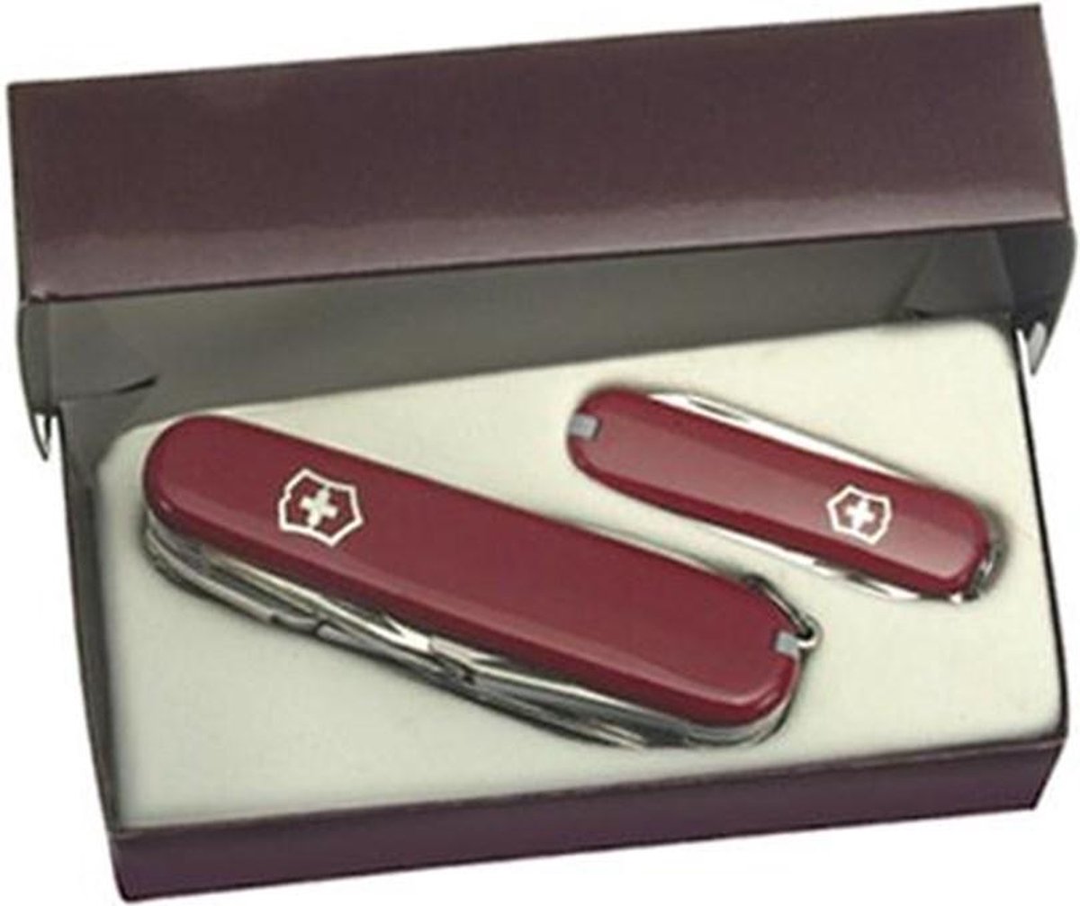 Victorinox Duoset Swisscham - Zakmes - Rood