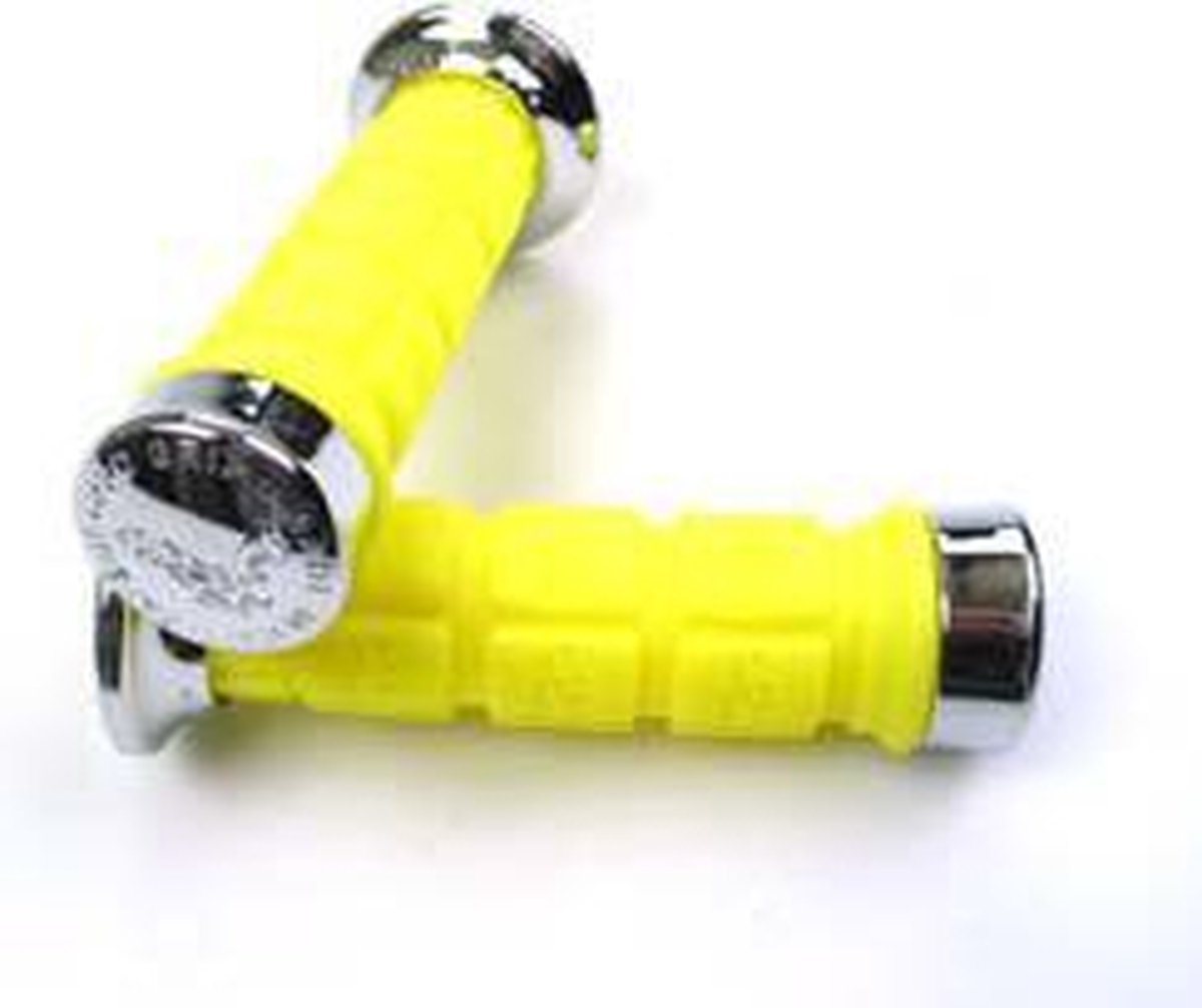 Handvatset Pro Grip 744 - fluor geel/chroom