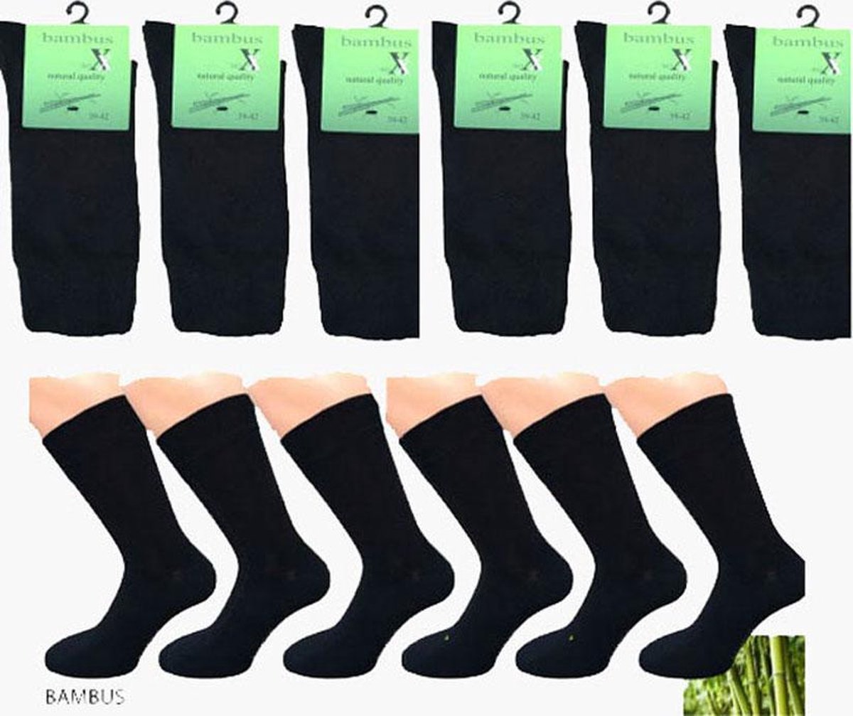 Socke - Bamboe sokken 3 paar ( zwart ) 39-42
