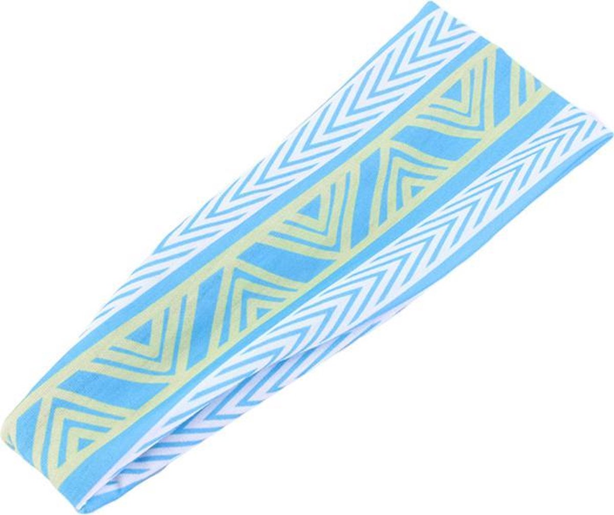 Haarband - Sport haarband - Dames haarband - Meiden haarband - Tieners haarband - Licht blauw - Make up - Vrijetijdshaarband - Haarverzorging
