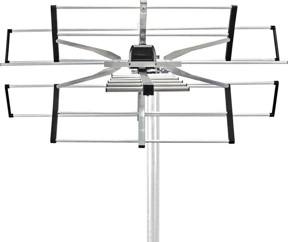 Buitenantenne | UHF / VHF | Ontvangstbereik: ≥50 Km | LTE700 | Versterking: 11 dB | 75 Ohm | Antenne lengte: 975 mm | ABS / Aluminium
