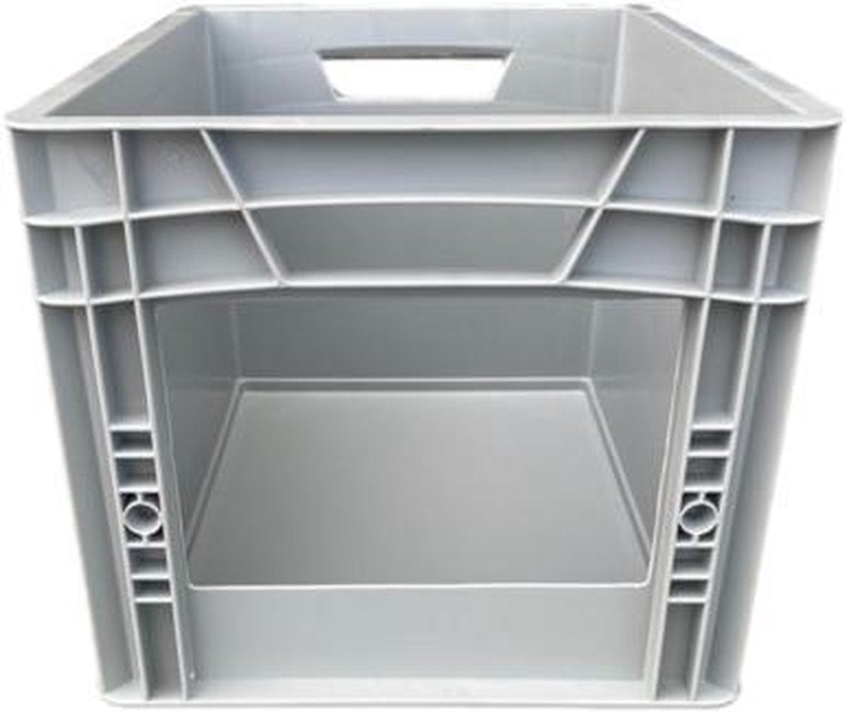Plastic Krat met grijpopening 40x30x27 cm Eurobox Eurokrat Stapelbak