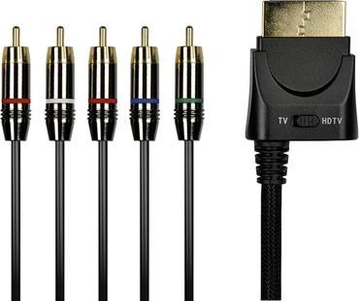 Speedlink MAX-X 5.1 Component Cable with Optical Output Zwart Xbox 360