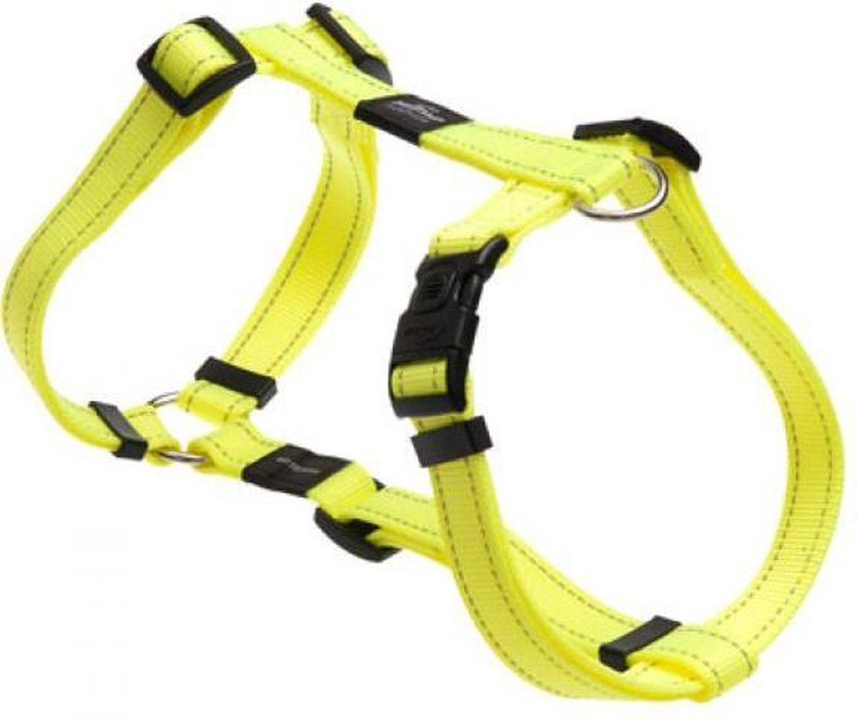 Rogz For Dogs Lumberjack Hondentuig - 25 mm x 60-101 cm - Geel