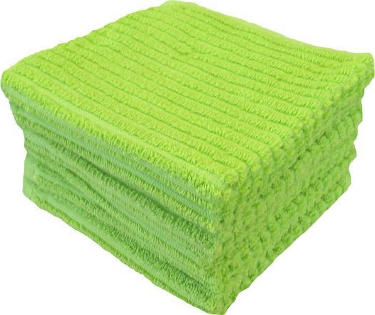 Vaatdoeken Suus - Vaatdoek 30x30 cm - Groen - 6 stuks