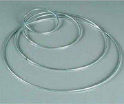 Metalen Ringen 3mm.(dromenvangers Zonnehangers Mandalaringen ) 12 Stuks. 2 X 25/20/15/13/10/8 cm. klein model.