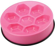 M-pets Voerbak Slow Feeder Cavity roze  25x25x5