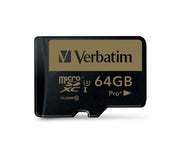 Verbatim Micro SDXC Pro+ 64GB Class 10 UHS-I incl Adapter