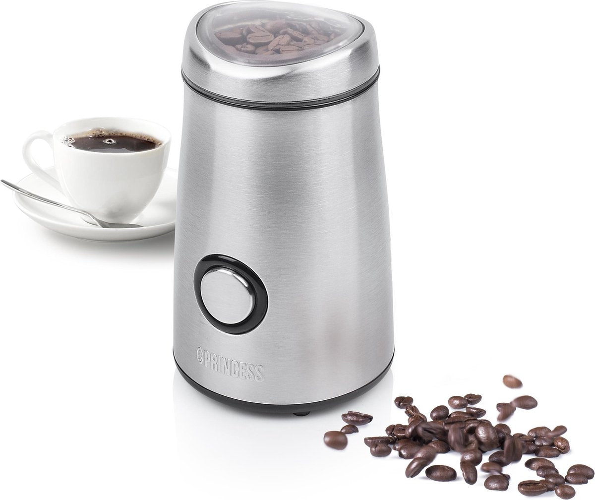 Princess Koffiemolen RVS Deluxe zilver - Hot Item!