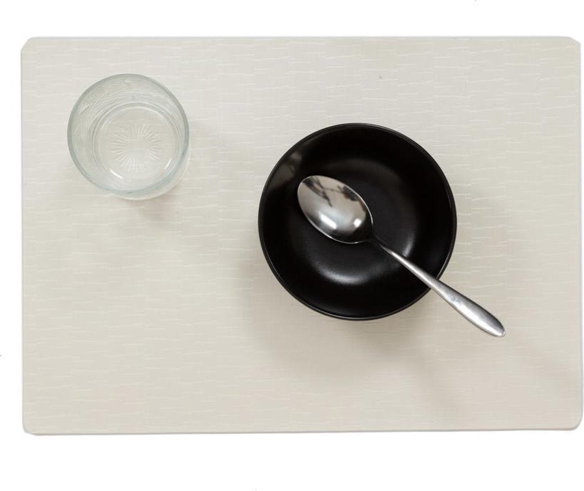 Placemats Jaspe wit