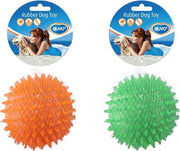 Duvo+ Tpr egelbal drijvend Oranje/groen 8cm