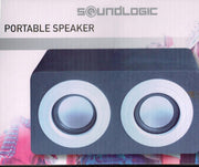 3.5 mm universele audio- ingang plug soundlogic draagbare speaker zwart