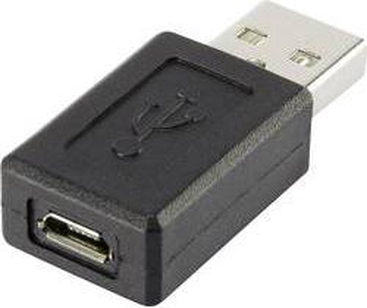 Renkforce USB 2.0 Adapter [1x USB-A 2.0 stekker - 1x Micro-USB 2.0 B bus] rf-usba-09