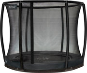 Etan Premium Gold Trampoline Inground met net deluxe - Ø 244 cm / 08 ft - incl. Deluxe Veiligheidsnet - UV-bestendig Randkussen - Grijs - Rond
