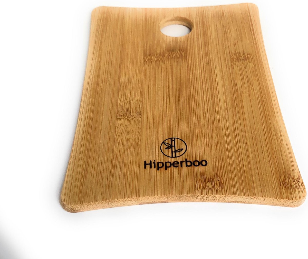 Snijplank - Hipperboo - Bamboe - Bamboe Snijplank S - 26x18x1cm - 100% Duurzaam Bamboe - Snijplank van Bamboe - Snijplank S