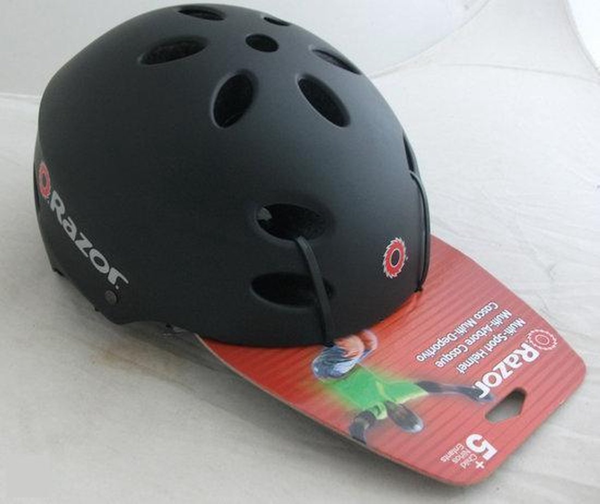 Razor Kinder Skatehelm - Maat S - Mat Zwart