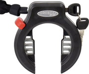 Dresco Fietsslot Ringslot met plug in ketting 90/5.5 - Zwart