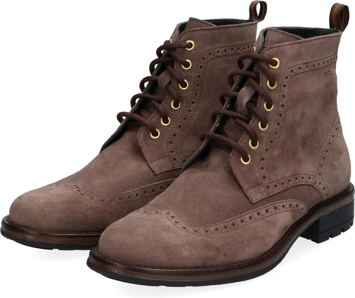McGregor Heren Boots - Grijs - Veterboots - Suède - Veters