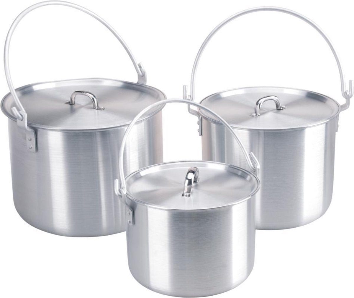 AceCamp Tribal pannenset aluminium 3 stuks