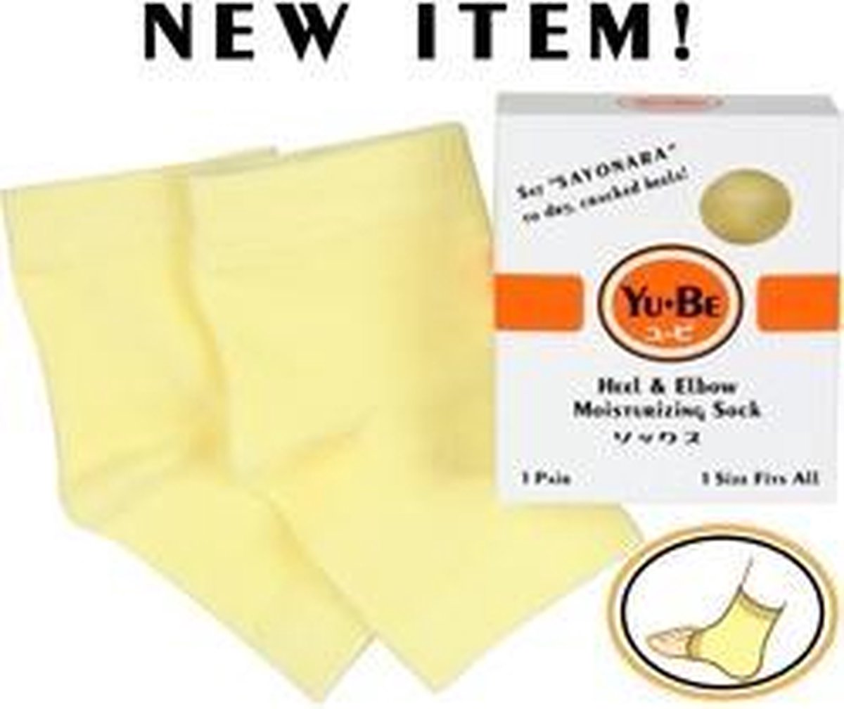 Yu-Be Heel & Elbow Moisturizing Sock