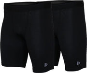 2-Pack Donnay compressie short - Sportbroek - Heren - Maat M - Zwart