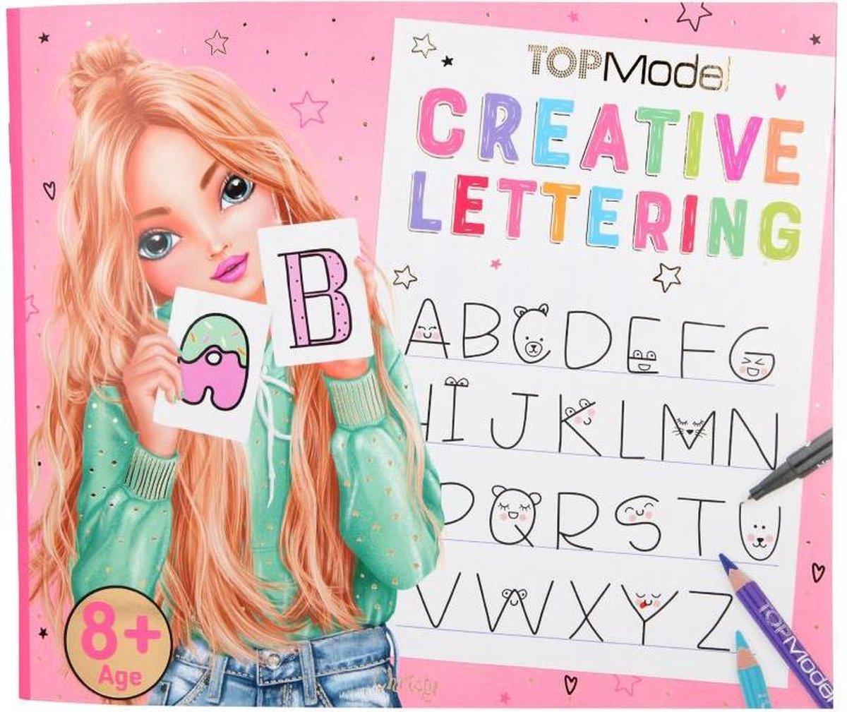 Top Model handlettering creatieve hand lettering schrijf boek