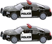 Set van 2x stuks siku Amerikaanse speelgoed politieauto/politiewagens - Die-cast kinder speelgoed - Dodge
