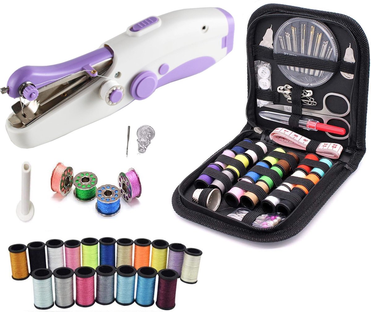 Deluxe Stitcher Pro - Handnaaimachine - Elektrisch of op batterijen