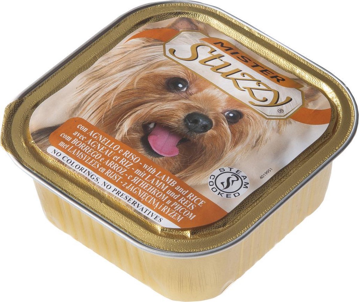 Stuzzy Lam en Rijst - Hond - Natvoer - 22 x 150 gr