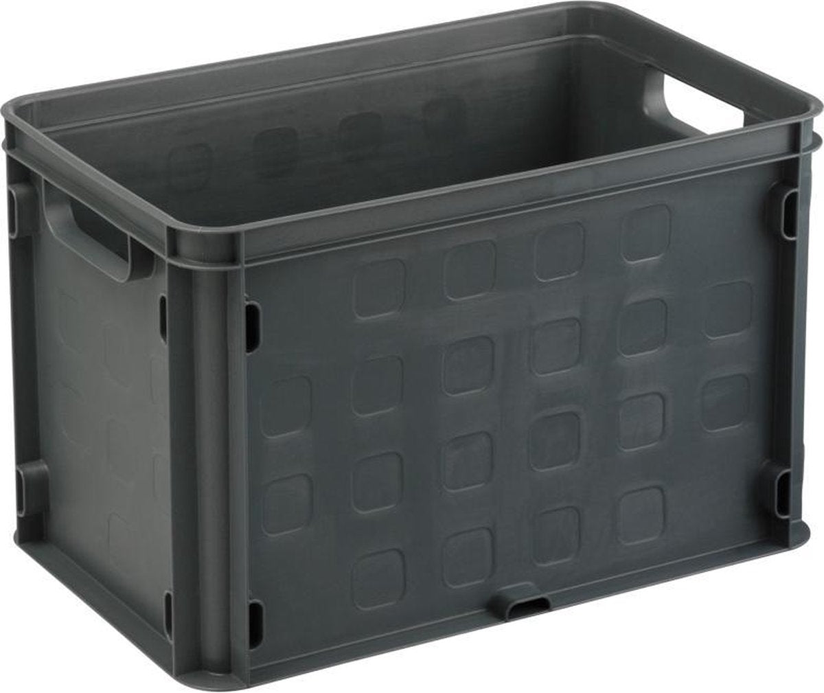Sunware - Square gesloten krat 26L antraciet - 40
