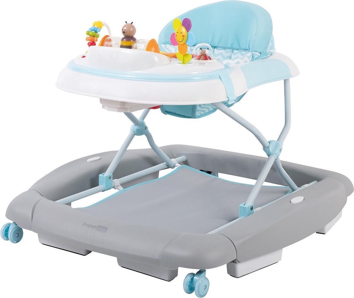 Loopstoel FreeOn Happy Blauw (incl. Schommelfunctie)