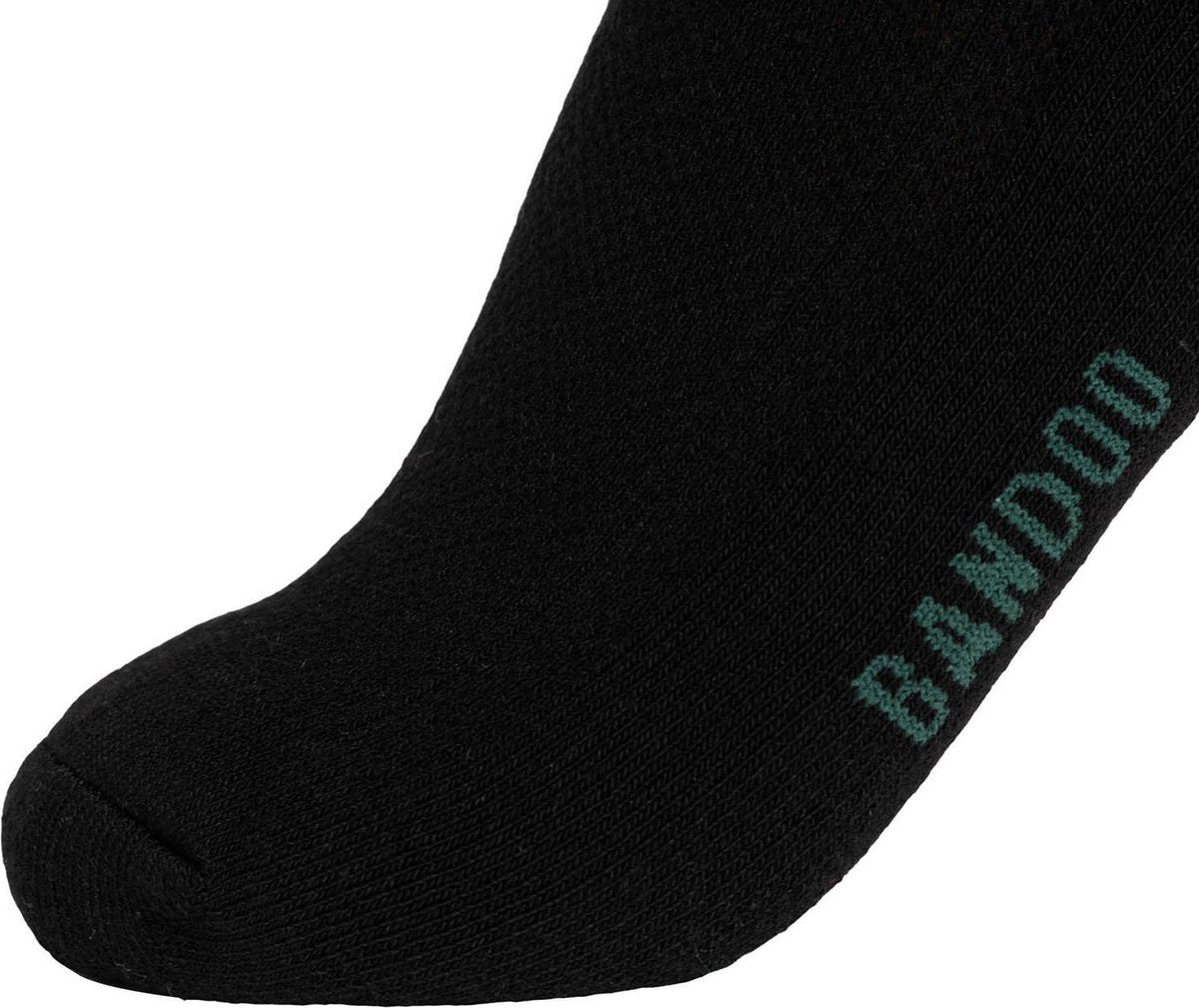 4-pack Naadloze Bandoo Underwear Sneaker Sokken – Hugo - Zwart - 44-46 - Heren