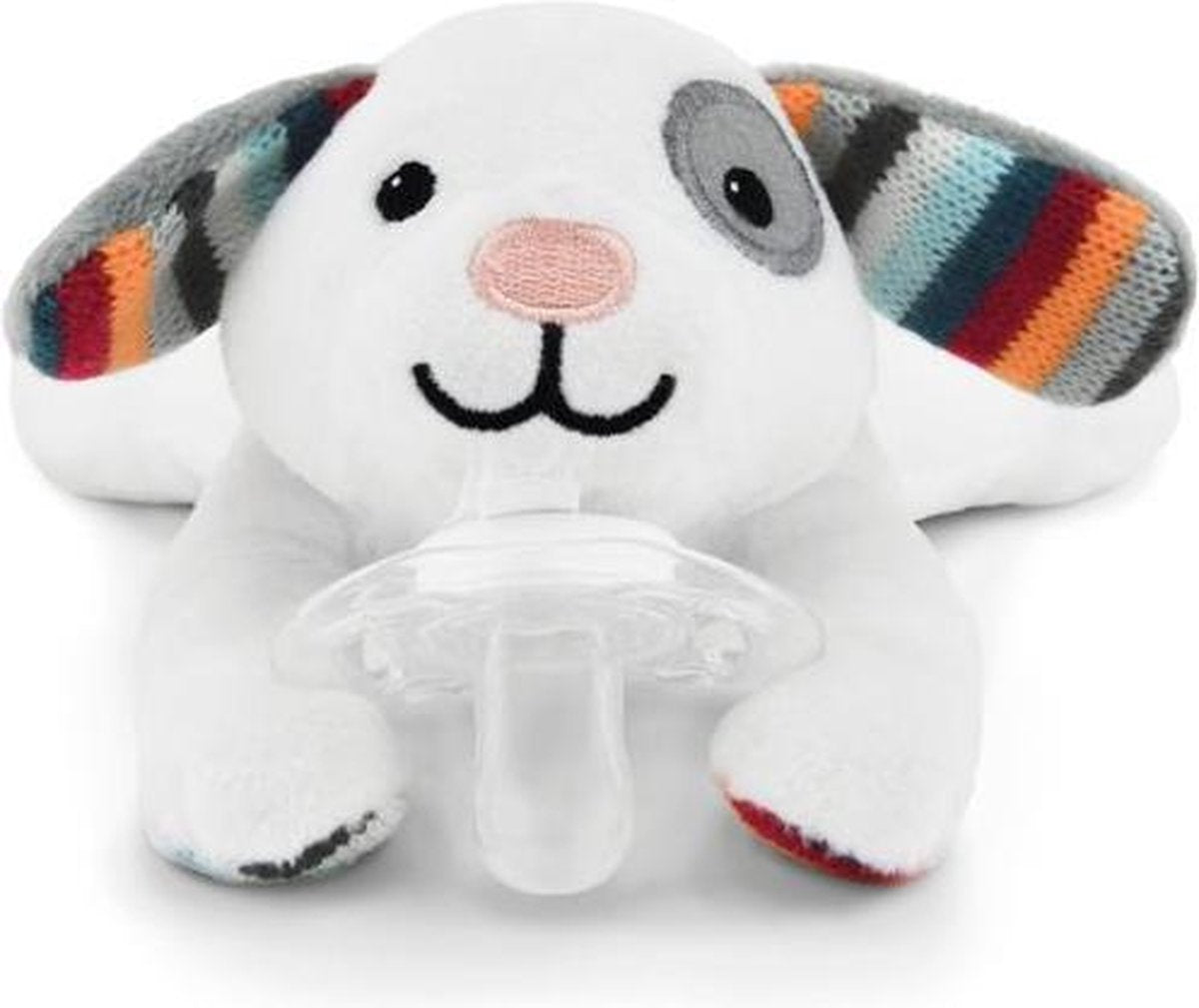 Zazu - Speenknuffel - Dexy de hond - Het nieuwste knuffeltje van Zazu! - Leuke Knuffelspeen - Perfect Babyknuffeltje of Kraamcadeau