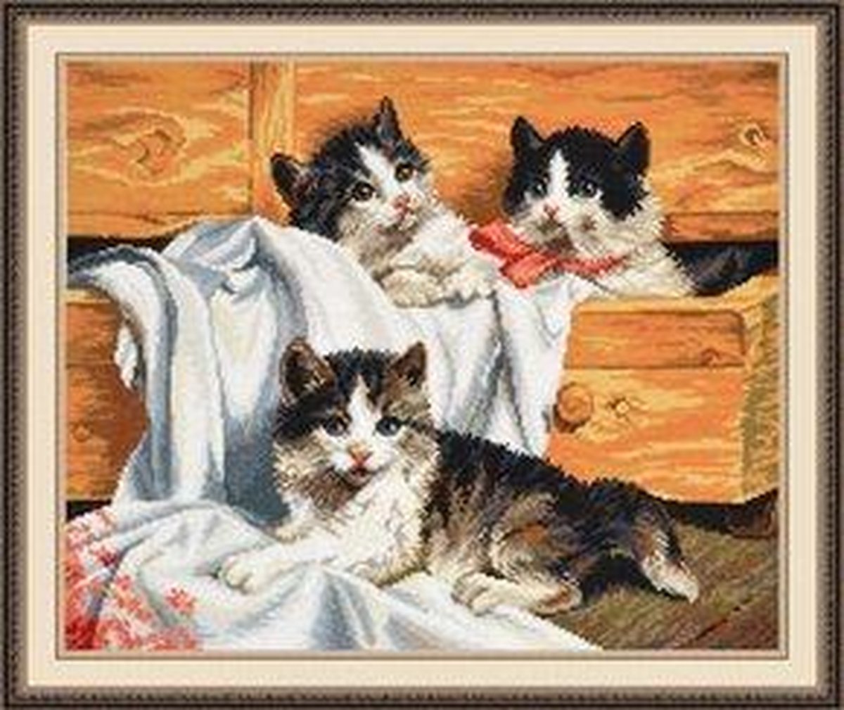 Borduurpakket Kittens - Oven