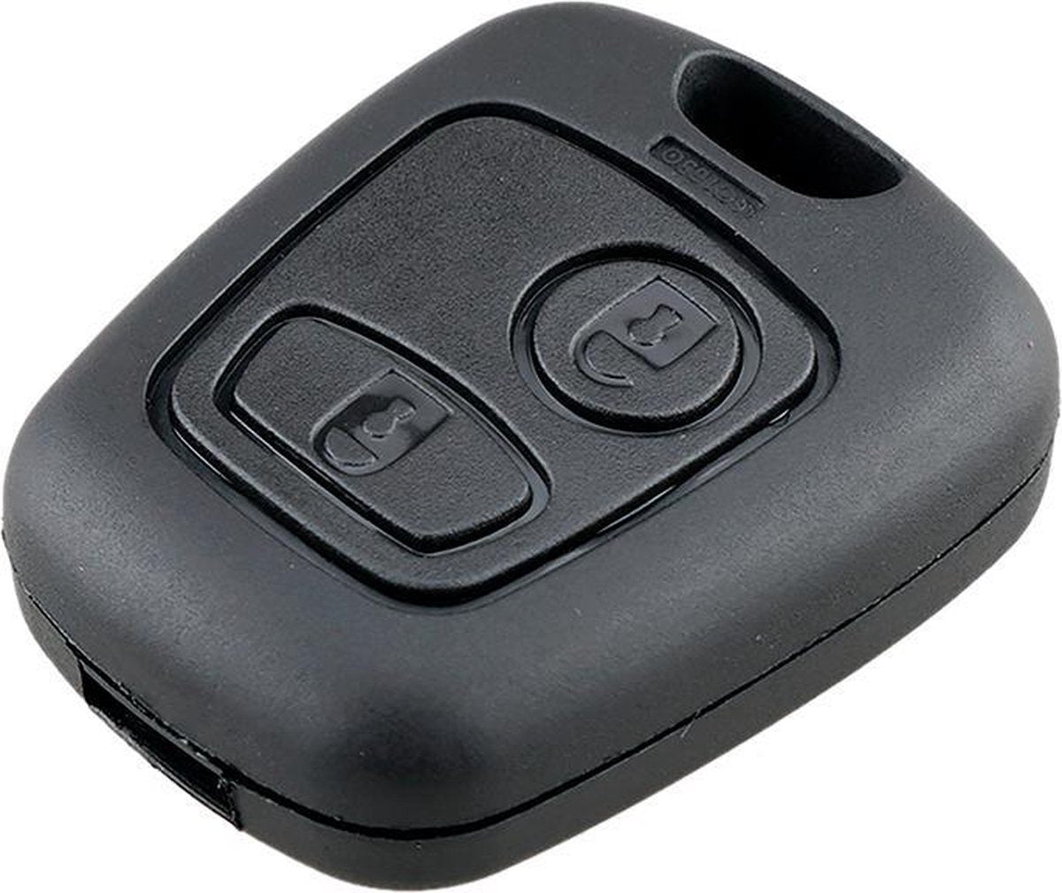 Autosleutelbehuizing - sleutel behuizing auto - sleutelhoes - autosleutel - sleutelbehuizing - autosleutel - 2 knoppen - 2 knops