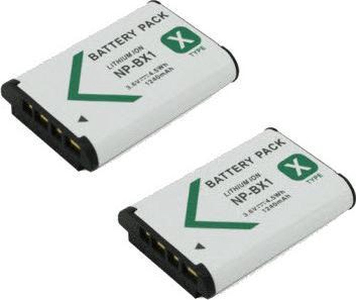 Accu voor Sony NP-BX1 : 2 stuks