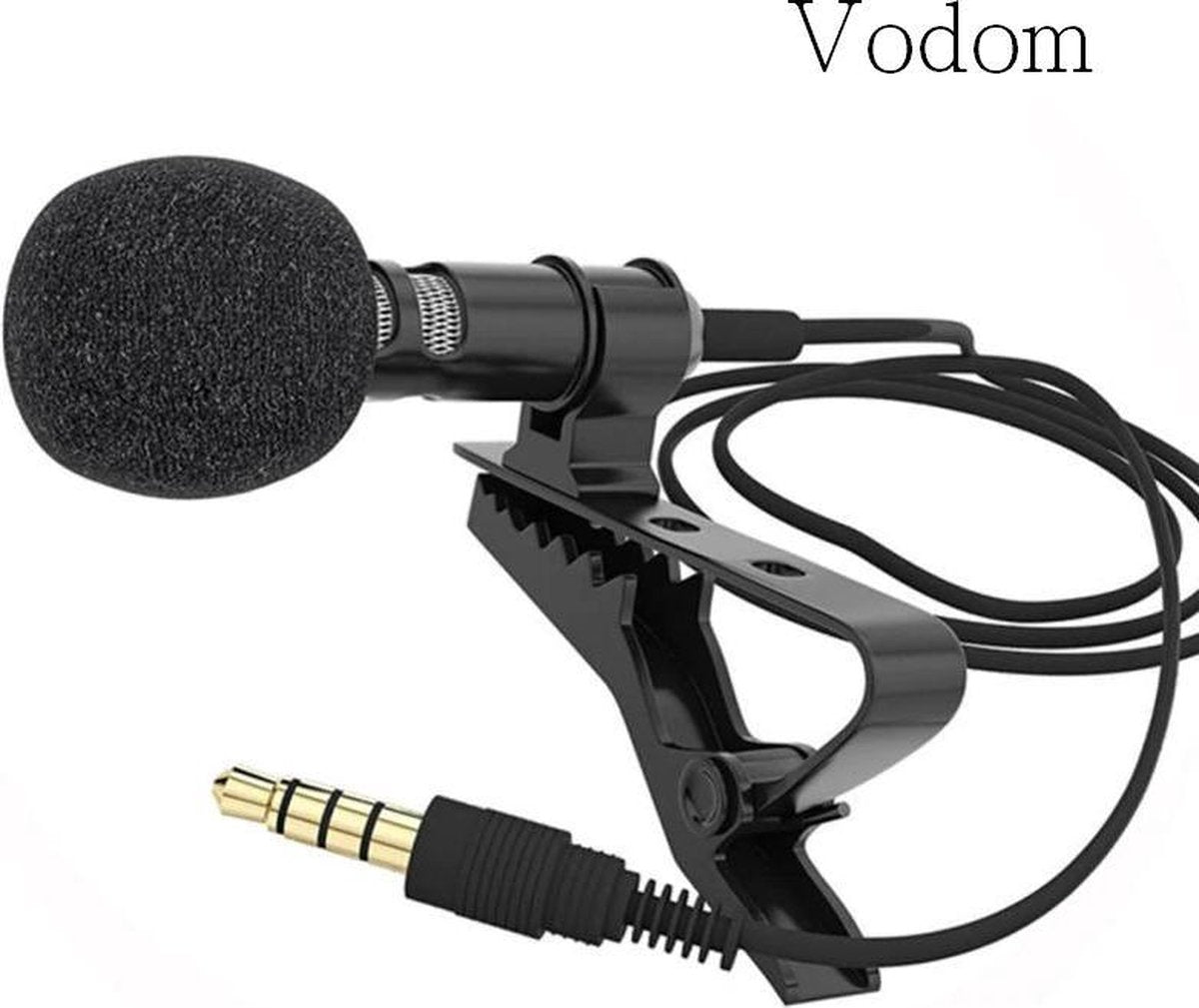 Dasspeld - Clip microfoon voor Smartphone en Computer - Clip On - Android & Apple - Handsfree - Wired