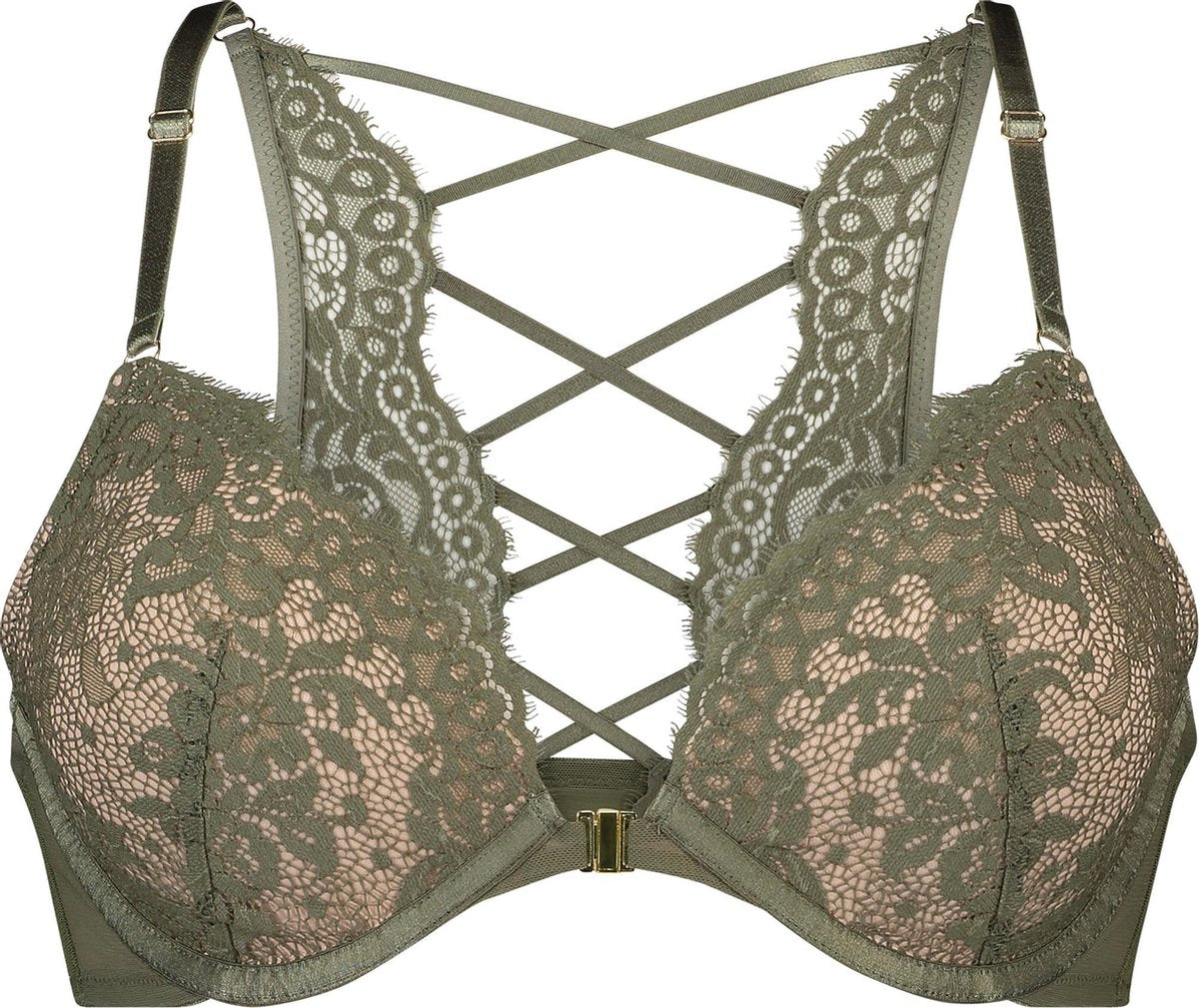 Hunkemöller Dames Voorgevormde push up beugel bh Cardi - maat D70