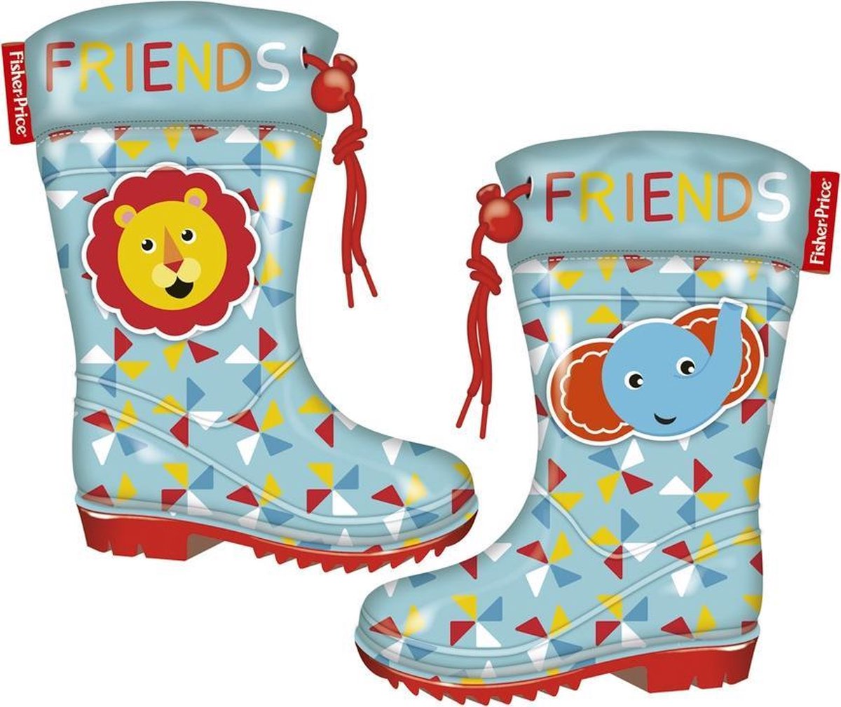 Fisher-price Regenlaarzen Pvc/textiel Junior Lichtblauw Maat 26