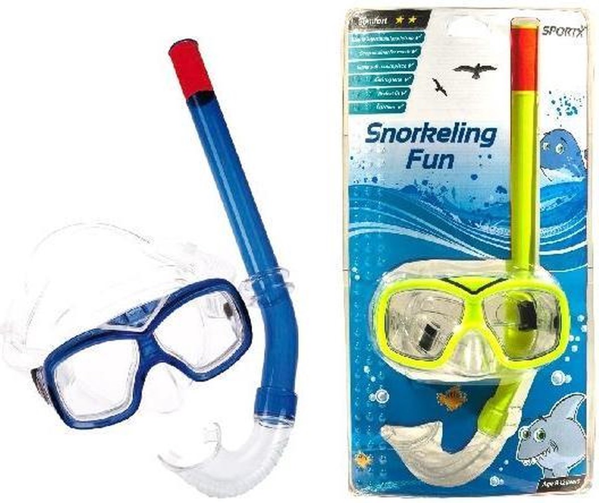 Sportx - Snorkelset 8-12 jaar - Blauw