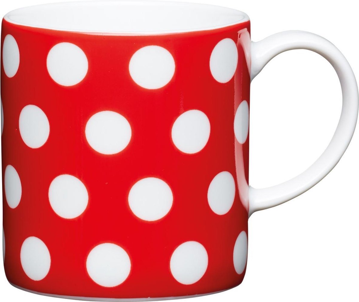 Espresso Kopje - Polka Dot - Rood - 80ml - KitchenCraft