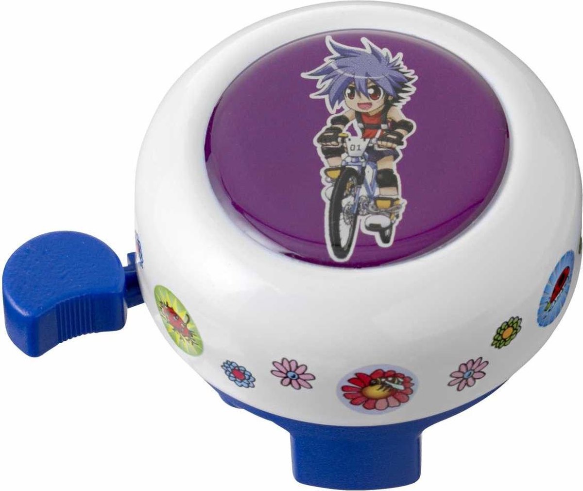 Pexkids Fietsbel Djeno Wit