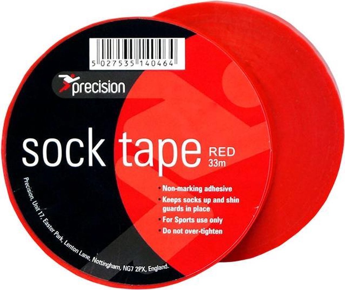 Precision Sokkentape 33 M X 19 Mm Pvc Rood 10 Stuks