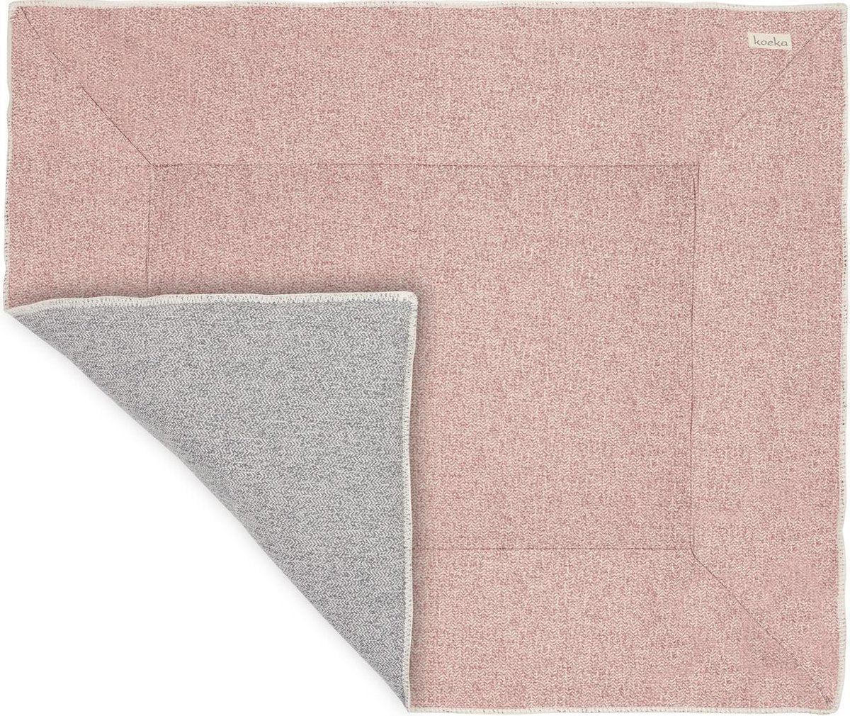 Koeka Boxkleed Vigo - old pink/sparkle grey 75x95cm
