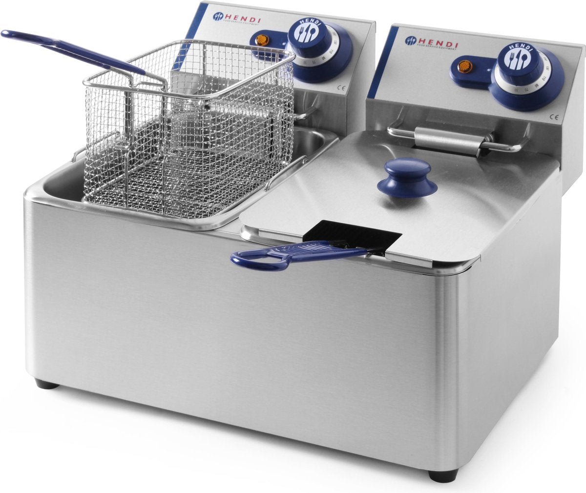 Friteuse Blue Line - RVS - 2x6 Liter