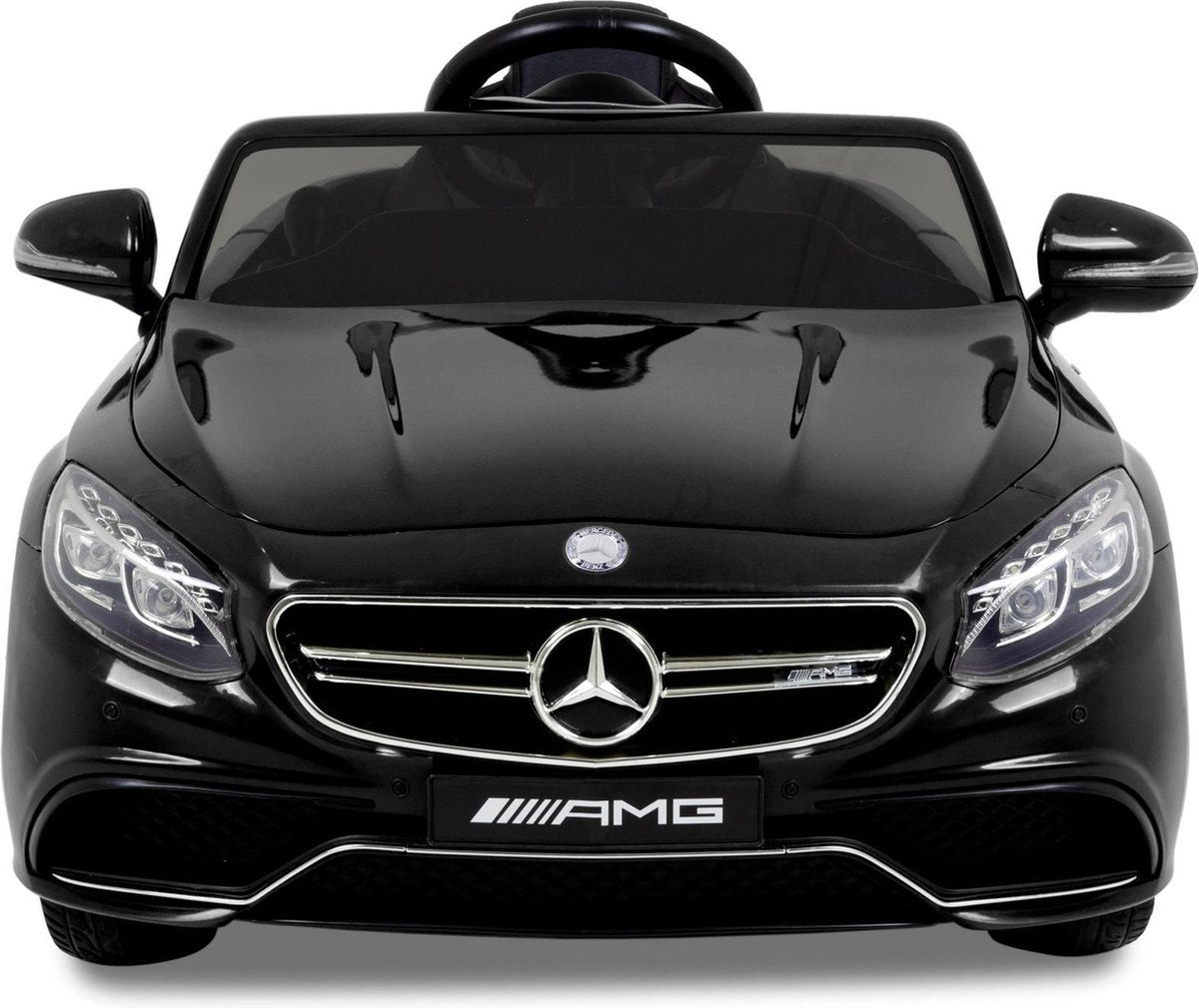 Mercedes S63 AMG Elektrische Kinderauto - Accu Auto - Sterke Accu - Afstandbediening - Zwart