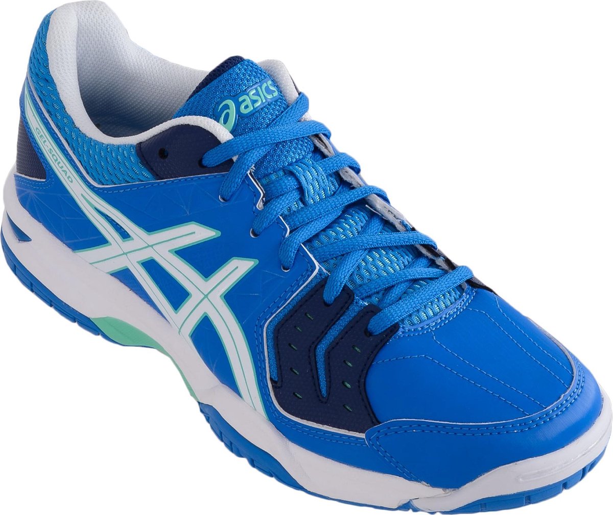 Asics Gel-Squad - Sportschoenen - Vrouwen - Maat 40.5 - blauw/wit/groen