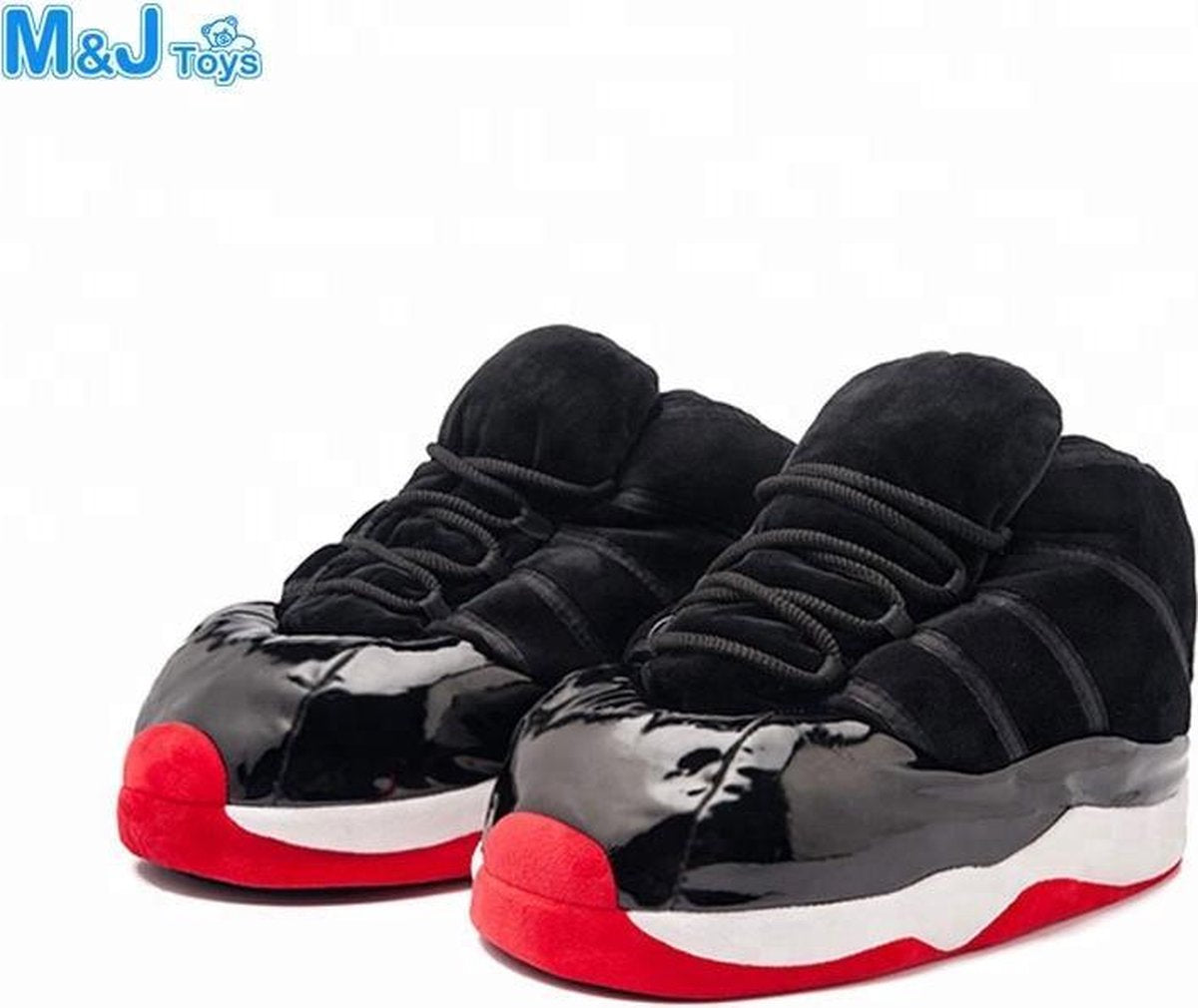 Jordan Air Sneakersloffen - Black - J11 Bred - Sneaker Pantoffels Heren en Dames - Boost 350 - Unisex - Jordan - Maat Onesize