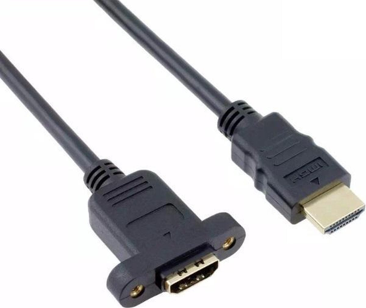 Coretek HDMI (m) - HDMI (v) inbouw adapter - versie 1.4 (4K 30Hz) - 0